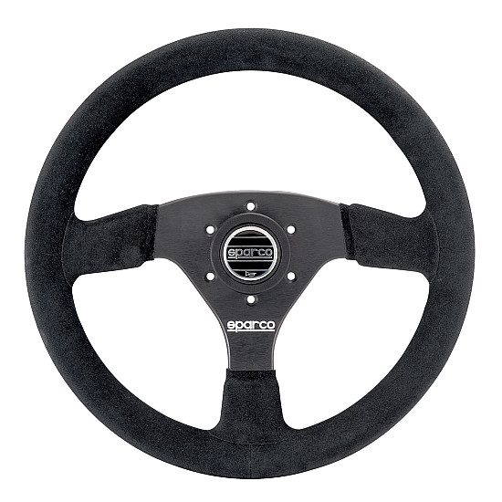 Sparco 323 Wildlederlenkrad - Schwarz