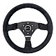Sparco 323 Wildlederlenkrad - Schwarz