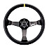 Sparco 345 Lederlenkrad - Schwarz
