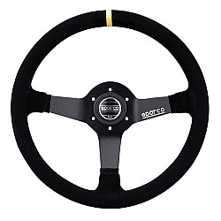 Sparco 345 Wildlederlenkrad - Schwarz