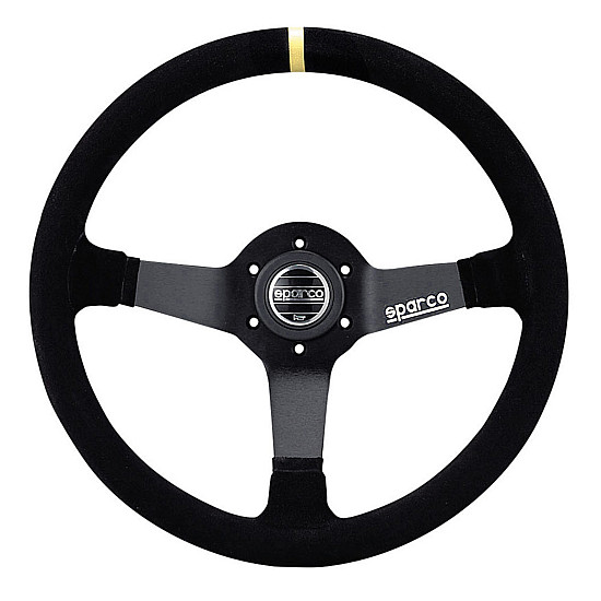 Sparco 345 Wildlederlenkrad - Schwarz