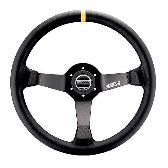 Sparco 345 Wildlederlenkrad - Schwarz