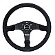 Sparco 375 Wildlederlenkrad - Schwarz