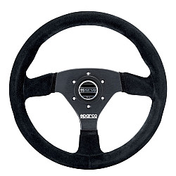 Sparco 383 Wildlederlenkrad - Schwarz