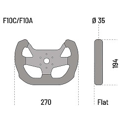 Sparco F-10C Carbon Lenkrad