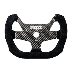 Sparco F-10C Carbon Wildleder Lenkrad - Schwarz