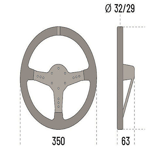 Sparco L 777 Wildlederlenkrad