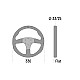 Sparco R330 Wildlederlenkrad - Ohne Knopf