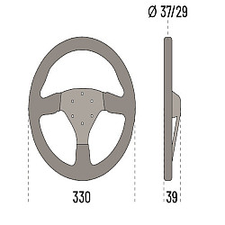 Sparco R383 Champion Lenkrad