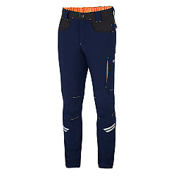 Sparco Kansas Tech Lightt Hose - Navy Blau / Fluo Orange