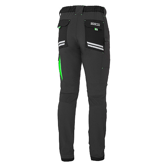 Sparco Light Tech Kansas Hose - Grau / Grün