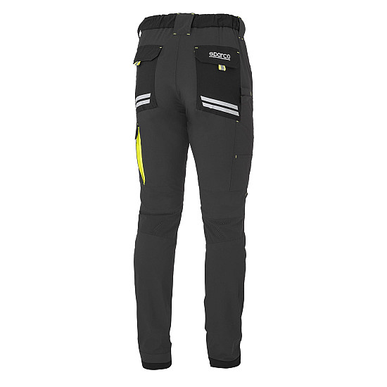 Sparco Light Tech Kansas Hose - Grau / Gelb