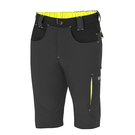 Sparco Tech Laredo Light Shorts - Dunkelgrau / Gelb