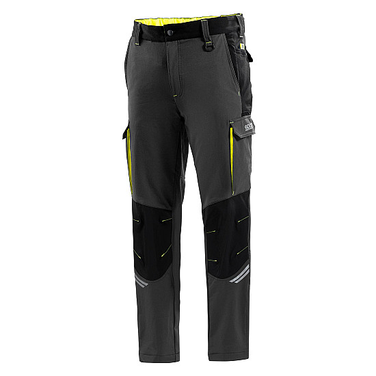 Sparco Tech Oregon Hose - Grau / Gelb