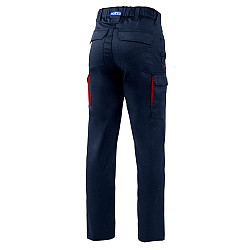 Sparco FTW Hose Vermont - Navy Blau / Rot