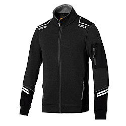 Sparco Full Zip Tech Alabama - Schwarz / Grau