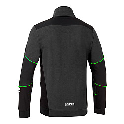 Sparco Full Zip Tech Alabama - Grau / Grün
