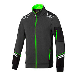 Sparco Full Zip Tech Alabama - Grau / Grün