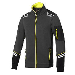 Sparco Full Zip Tech Alabama - Grau / Gelb