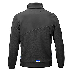 Sparco Grit Fleece Full Zip Crestone - Grau