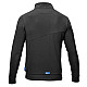 Sparco Grit Sweatshirt mit durchgehendem Reißverschluss Plata - Grau