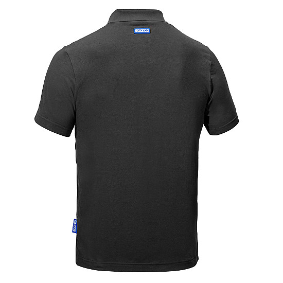 Sparco Grit Polo Capitol - Schwarz