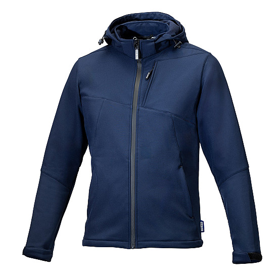 Sparco Grit Softshell Elias - Navy Blau
