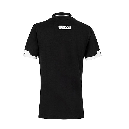 Sparco Lady Polo Zip MY2024 - Schwarz