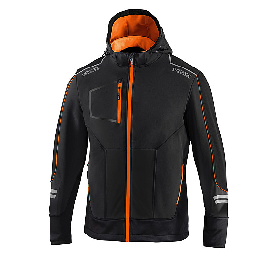 Sparco Soft-Shell Tech York - Schwarz / Orange