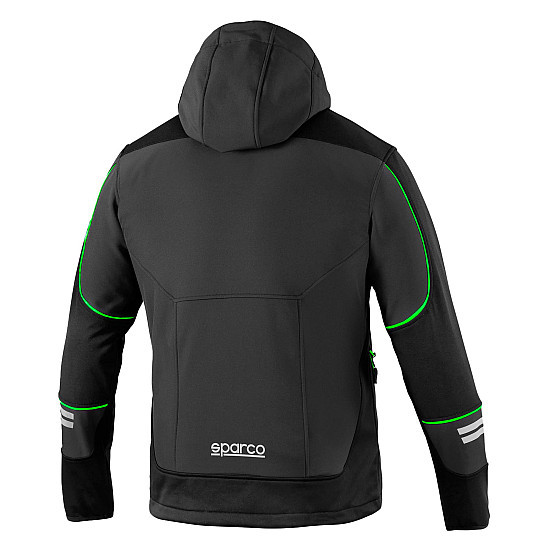 Sparco Soft-Shell Tech York - Grau / Grün