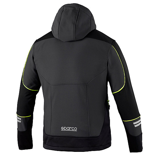 Sparco Soft-Shell Tech York - Grau / Gelb