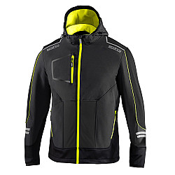 Sparco Soft-Shell Tech York - Grau / Gelb
