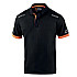 Sparco Tech Toledo Polo - Schwarz / Orange