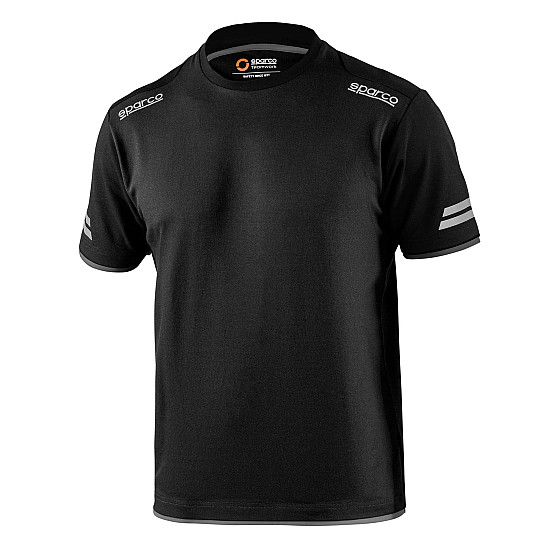 Sparco Tech Tucson T-Shirt - Schwarz / Grau