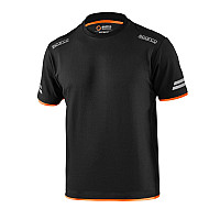 Sparco Tech Tucson T-Shirt - Schwarz / Orange