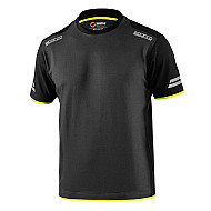 Sparco Tech Tucson T-Shirt - Schwarz / Gelb