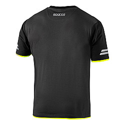 Sparco Tech Tucson T-Shirt - Schwarz / Gelb